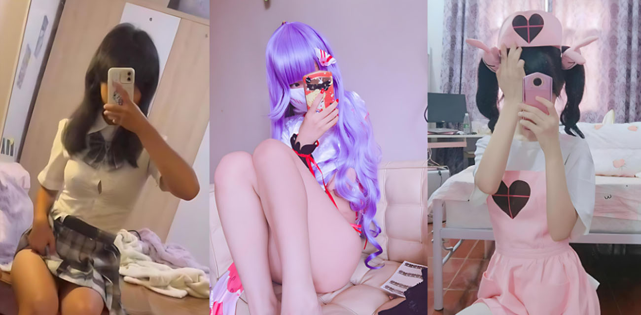 甜美小娇妾【沈娇娇】cos碧蓝航线独角兽，娇小身材三点全露粉嫩白虎完美展示令人欲罢不能